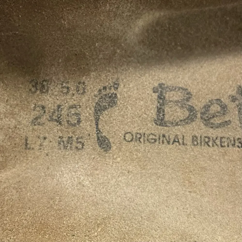 Betula by Birkenstock Rhinestone Silver Slide Sandals Womens Size 38, US 7-7.5